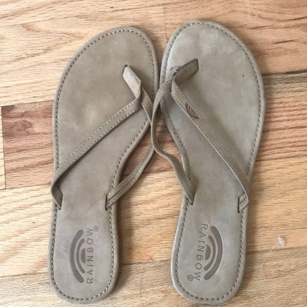 Rainbow sandals thin strap